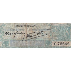 F 07-15 - 26/09/1940 - 10 francs - Minerve modifié - Série C.76649 - Etat : B