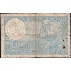 F 07-16 - 10/10/1940 - 10 francs - Minerve modifié - Série F.77281 - Etat : B