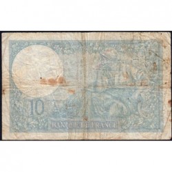 F 07-17 - 17/10/1940 - 10 francs - Minerve modifié - Série B.77857 - Etat : B
