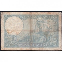 F 07-19 - 07/11/1940 - 10 francs - Minerve modifié - Série R.79034 - Etat : B+