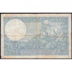 F 07-20 - 14/11/1940 - 10 francs - Minerve modifié - Série K.79225 - Etat : TB