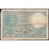 F 07-20 - 14/11/1940 - 10 francs - Minerve modifié - Série G.79228 - Etat : B