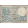 F 07-20 - 14/11/1940 - 10 francs - Minerve modifié - Série L.79322 - Etat : B+