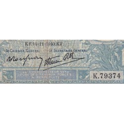 F 07-20 - 14/11/1940 - 10 francs - Minerve modifié - Série K.79374 - Etat : B+