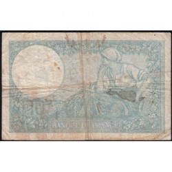 F 07-21 - 21/11/1940 - 10 francs - Minerve modifié - Série U.80042 - Etat : B