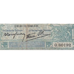 F 07-21 - 21/11/1940 - 10 francs - Minerve modifié - Série O.80192 - Etat : B+