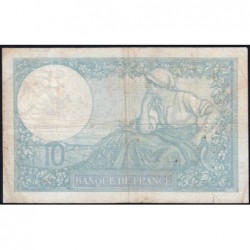 F 07-21 - 21/11/1940 - 10 francs - Minerve modifié - Série D.80294 - Etat : TB