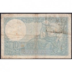 F 07-22 - 28/11/1940 - 10 francs - Minerve modifié - Série T.80802 - Etat : B
