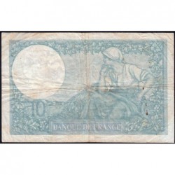 F 07-23 - 05/12/1940 - 10 francs - Minerve modifié - Série F.80940 - Etat : TB-