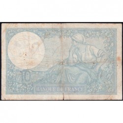 F 07-23 - 05/12/1940 - 10 francs - Minerve modifié - Série M.81191 - Etat : B+