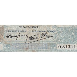 F 07-23 - 05/12/1940 - 10 francs - Minerve modifié - Série O.81321 - Etat : B