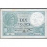 F 07-24 - 12/12/1940 - 10 francs - Minerve modifié - Série W.81816  (remplacement) - Etat : TTB+