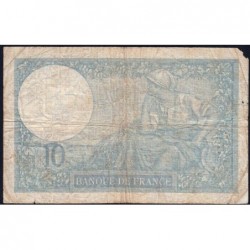 F 07-25 - 26/12/1940 - 10 francs - Minerve modifié - Série E.82040 - Etat : B