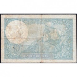 F 07-25 - 26/12/1940 - 10 francs - Minerve modifié - Série A.82419 - Etat : TB-