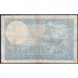 F 07-26 - 02/01/1941 - 10 francs - Minerve modifié - Série U.82840 - Etat : TB-