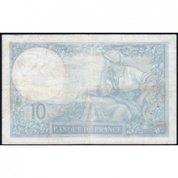F 07-26 - 02/01/1941 - 10 francs - Minerve modifié - Série A.82936 - Etat : TTB