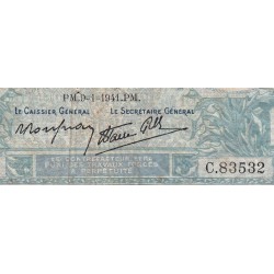 F 07-27 - 09/01/1941 - 10 francs - Minerve modifié - Série C.83532 - Etat : B