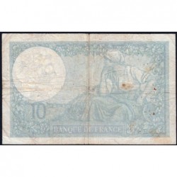 F 07-27 - 09/01/1941 - 10 francs - Minerve modifié - Série R.83743 - Etat : TB-
