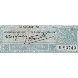 F 07-27 - 09/01/1941 - 10 francs - Minerve modifié - Série R.83743 - Etat : TB-