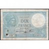 F 07-28 - 16/01/1941 - 10 francs - Minerve modifié - Série E.83777 - Etat : TB-