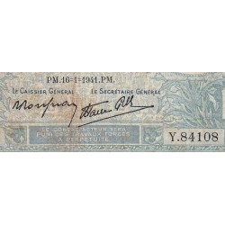 F 07-28 - 16/01/1941 - 10 francs - Minerve modifié - Série Y.84108 - Etat : B