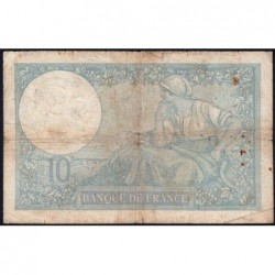 F 07-28 - 16/01/1941 - 10 francs - Minerve modifié - Série H.84150 - Etat : B