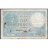 F 07-30 - 04/12/1941 - 10 francs - Minerve modifié - Série Y.84973 - Etat : TB-