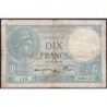 F 07-30 - 04/12/1941 - 10 francs - Minerve modifié - Série D.85114 - Etat : B