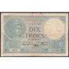 F 07-30 - 04/12/1941 - 10 francs - Minerve modifié - Série C.85136 - Etat : B+