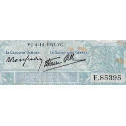 F 07-30 - 04/12/1941 - 10 francs - Minerve modifié - Série F.85395 - Etat : TTB-