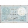 F 07-31 - 05/03/1942 - 10 francs - Minerve modifié - Série X.85495 - Etat : TTB-