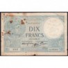 F 07-31 - 05/03/1942 - 10 francs - Minerve modifié - Série G.85503 - Etat : TB-