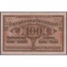 Allemagne - Emission de Kowno (Lituanie) - Pick R 133 - 100 mark - Sans série - 04/04/1918 - Etat : TTB+