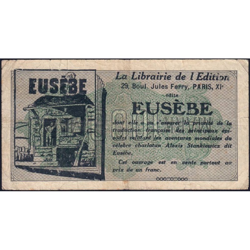 Publicité sur billet allemand - 1000 mark - 1925 - Etat : TB+