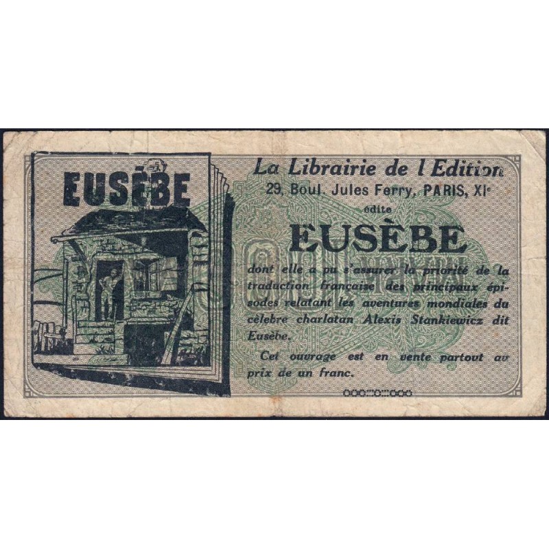 Publicité sur billet allemand - 1000 mark - 1925 - Etat : TB+