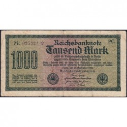 Publicité sur billet allemand - 1000 mark - 1925 - Etat : TB+