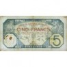 Sénégal - Dakar - Pick 5Bc_1 - 5 francs - Série F.1777 - 14/12/1922 - Etat : TB