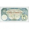 Sénégal - Dakar - Pick 5Bc_1 - 5 francs - Série L,1807 - 14/12/1922 - Etat : SUP