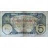 Sénégal - Dakar - Pick 5Bc_1 - 5 francs - Série F.1818 - 14/12/1922 - Etat : TB-