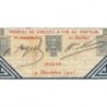 Sénégal - Dakar - Pick 5Bc_1 - 5 francs - Série H.1879 - 14/12/1922 - Etat : TB+