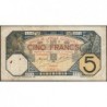 Sénégal - Dakar - Pick 5Bc_2 - 5 francs - Série Q.2074 - 10/04/1924 - Etat : TB-