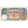 Sénégal - Saint-Louis - Pick 5Fd - 5 francs - Série S.59 - 08/06/1916 - Etat : TTB