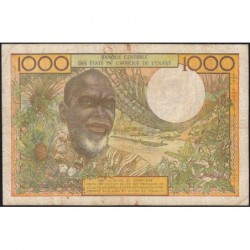 Sénégal - Pick 703Kn - 1'000 francs - Série K.185 - Sans date (1978) - Etat : TB