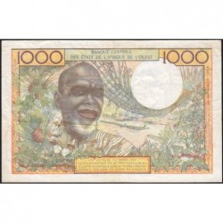 Sénégal - Pick 703Ko - 1'000 francs - Série F.202 - Sans date (1980) - Etat : TTB