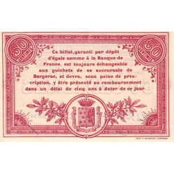 Bergerac - Pirot 24-12 - 50 centimes - Série RR - 05/10/1914 - Etat : NEUF