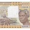 Sénégal - Pick 707Ka - 1'000 francs - Série Q.018 - 1988 - Etat : TTB