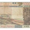 Sénégal - Pick 708Km - 5'000 francs - Série N.012 - 1990 - Etat : TB-