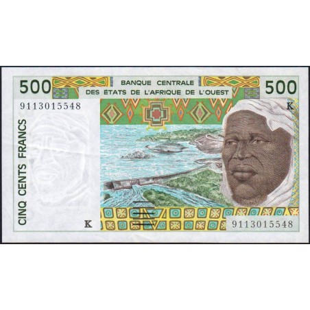 Sénégal - Pick 710Ka - 500 francs - 1991 - Etat : SUP