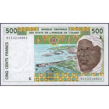 Sénégal - Pick 710Ka - 500 francs - 1991 - Etat : SPL