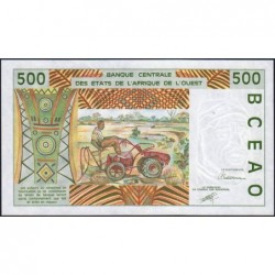 Sénégal - Pick 710Ka - 500 francs - 1991 - Etat : SPL